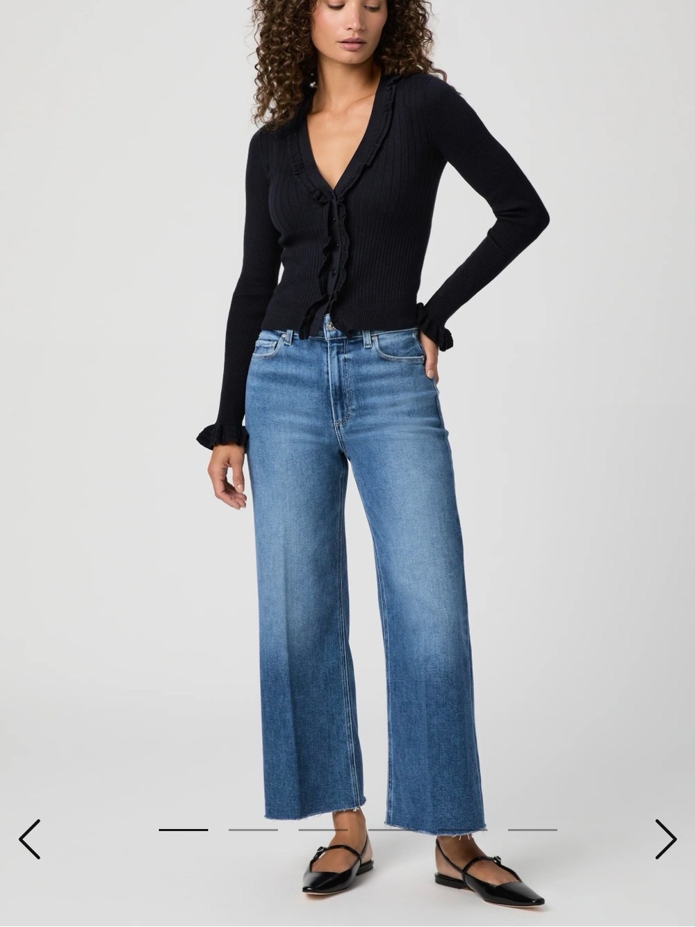 Paige Anessa 31” Raw Hem Jeans